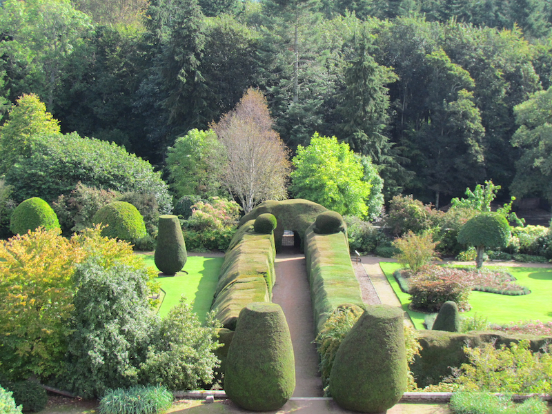 Garden at Crathes Castle