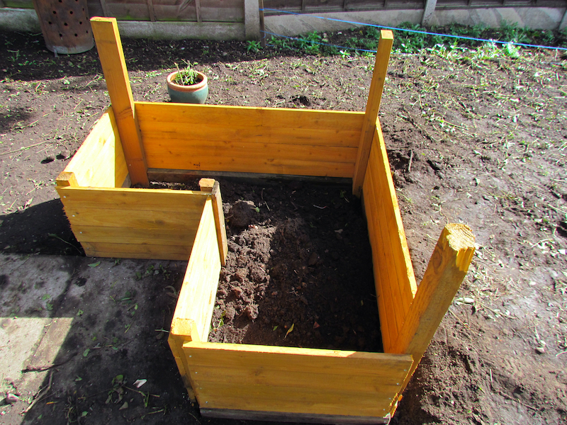 Finished raised bed