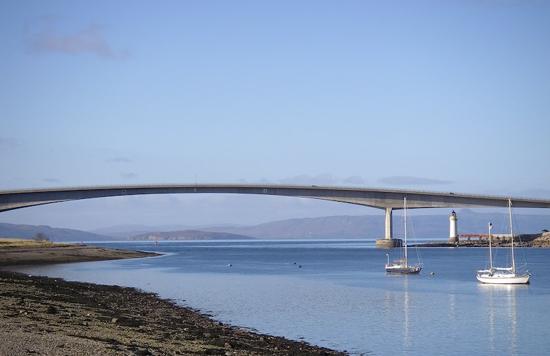 Skye Bridge in Scotland